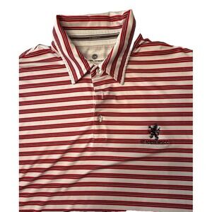 Levelwear Mens Golf Shirt Polo XL Striped High Performance Golfcore